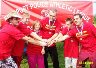 A group getting their awards